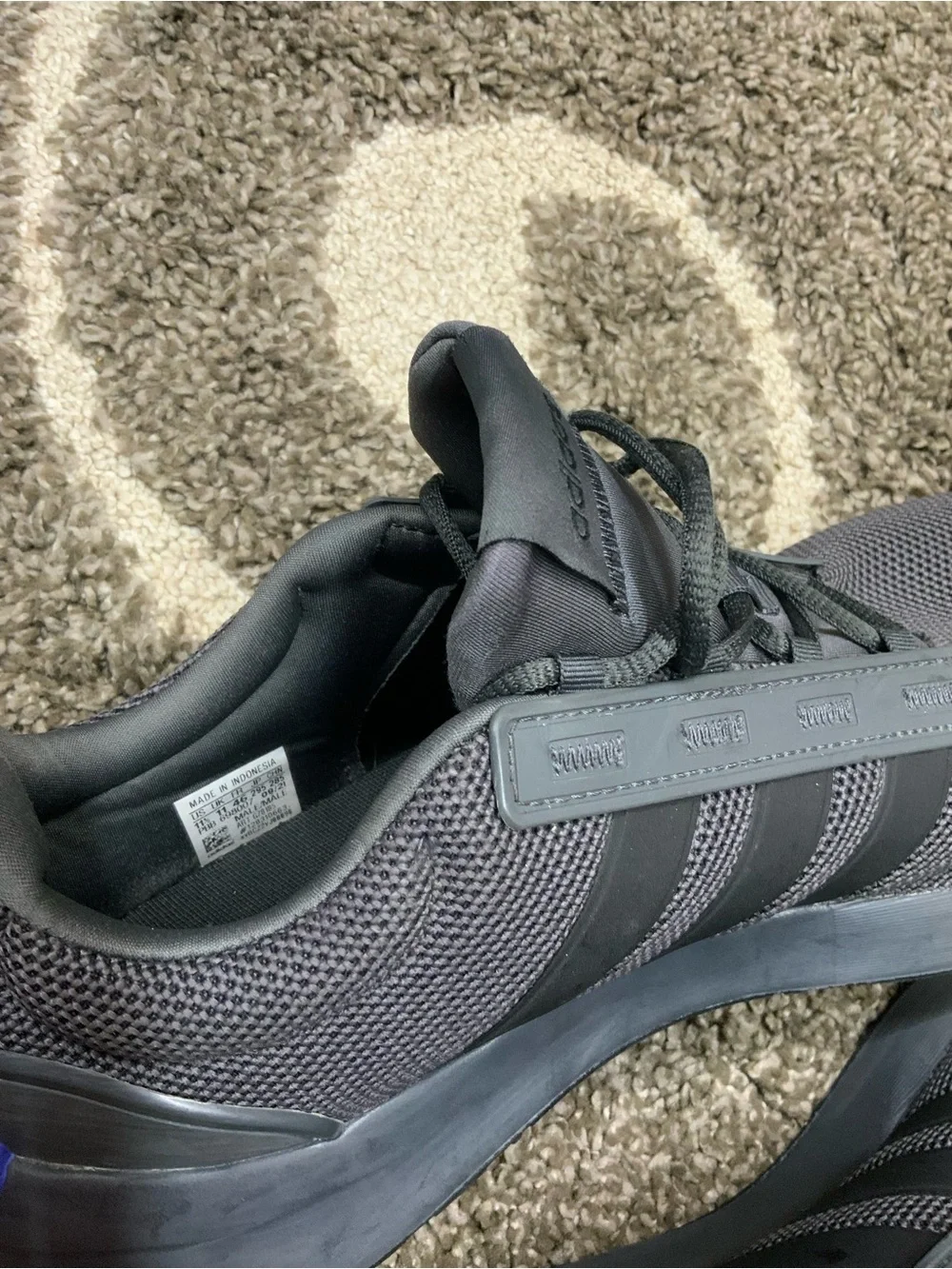 Adidas Racer TR21 GZ8185 Men’s Running Shoes Gray Black Purple Size 11.5